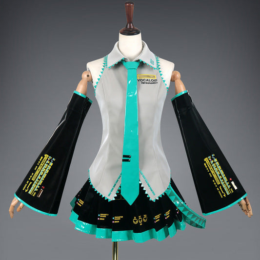 【Nekocos】Vocaloid Hatsune Miku Cosplay Snow Hatsune Cosplay Costume | In Stock