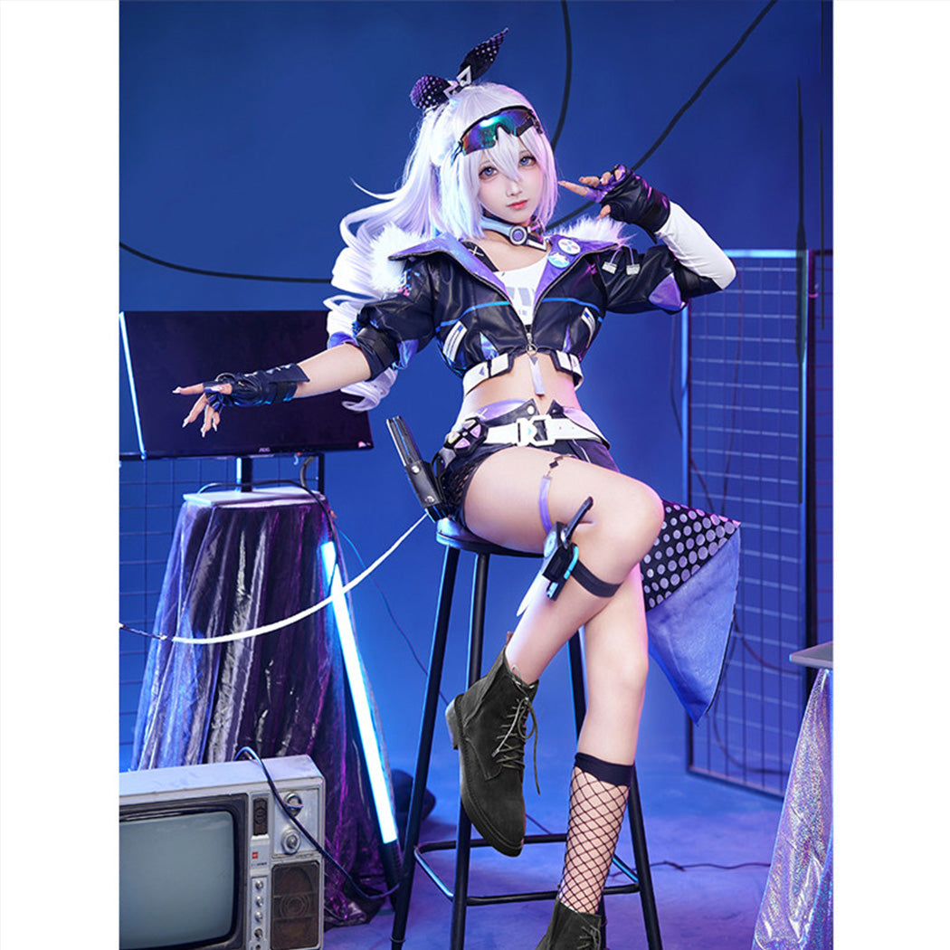 【Nekocos】Game Honkai: Star Rail Cosplay Silver Wolf Cosplay Costume Premium Edition | Custom-Tailor