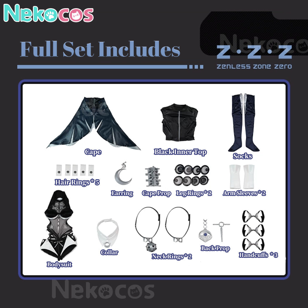 【Nekocos】Game Zenless Zone Zero Cosplay Promeia Cosplay Costume Premium Edition | Custom-Tailor