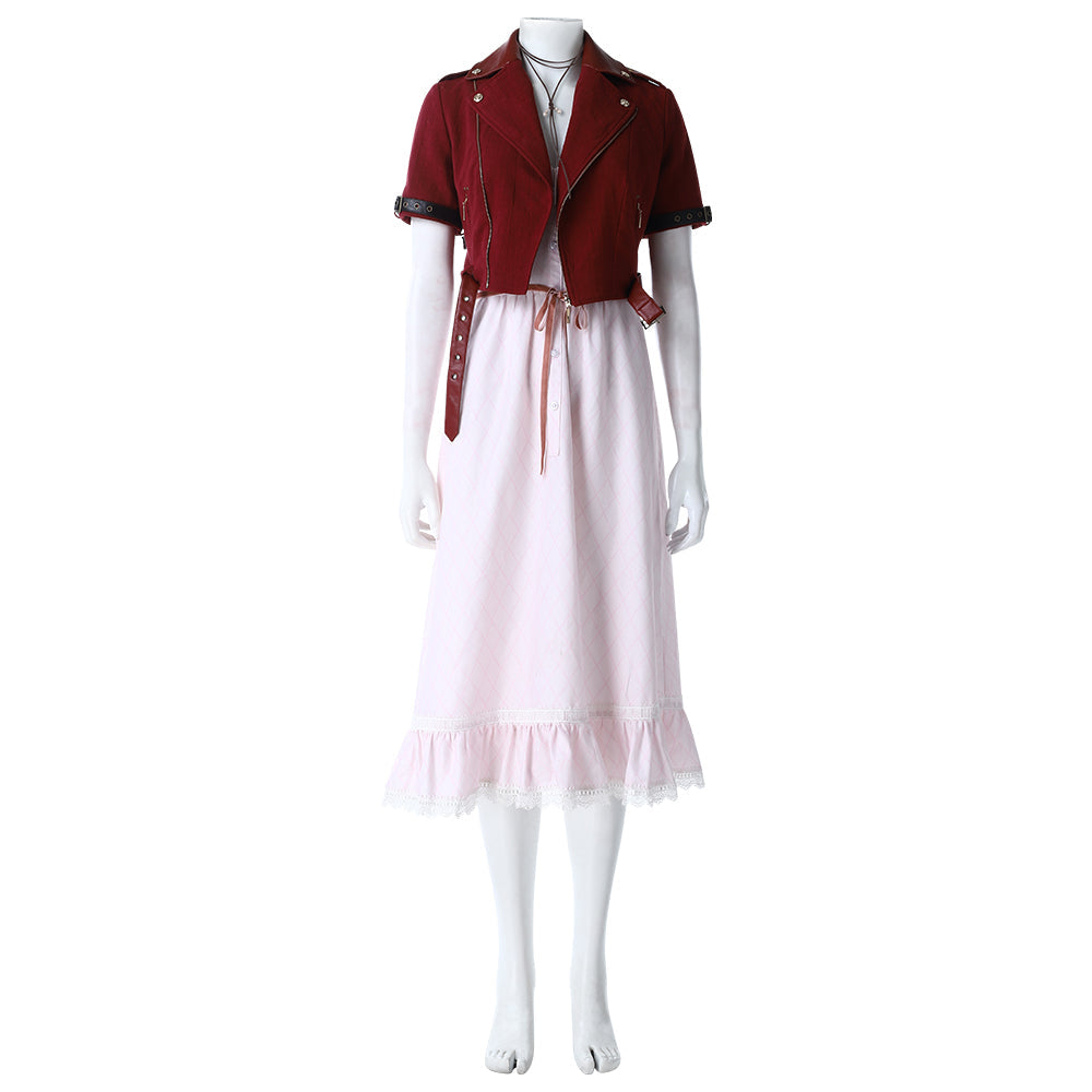 【Nekocos】Game Cosplay Remake Aerith Cosplay Costume | Custom-Tailor