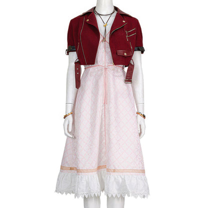 【Nekocos】Game Cosplay Remake Aerith Upgraded version Cosplay Costume | Custom-Tailor