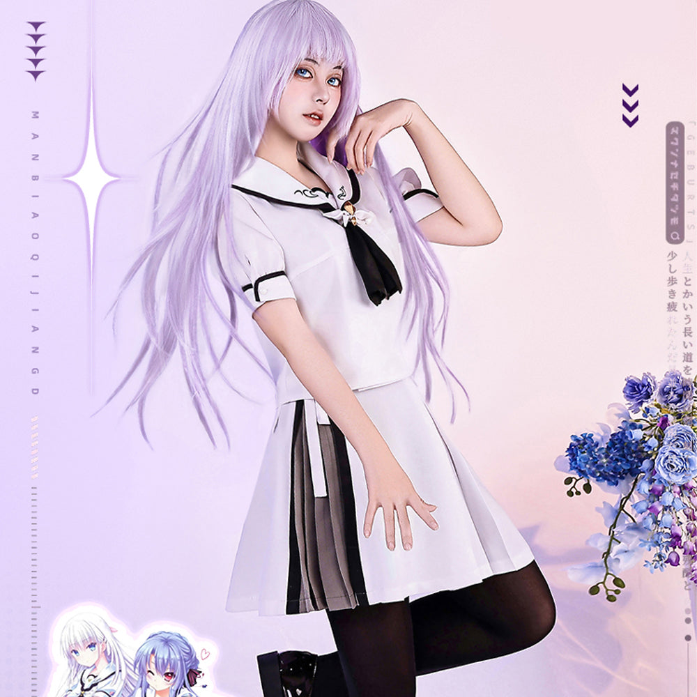 【Nekocos】Game Cosplay Naruse Shiroha&Sorakado Ao Cosplay Costume | In Stock