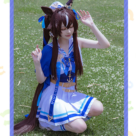 【Nekocos】Game Uma Musume Pretty Derby Cosplay Vivlos Cosplay Costume | Custom-Tailor
