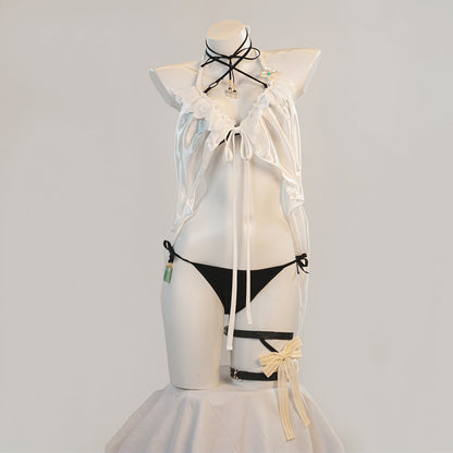 【Nekocos】Game Arknights Cosplay Surtr Swimsuit Cosplay Costume Premium Edition | Custom-Tailor
