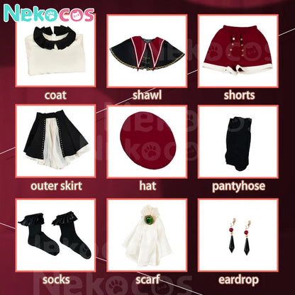 【Nekocos】Anime BanG Dream! Ave Mujica Cosplay Wakaba Mutsumi Cosplay Costume | Custom-TailorAnime,BanG Dream! Ave Mujica,Costume