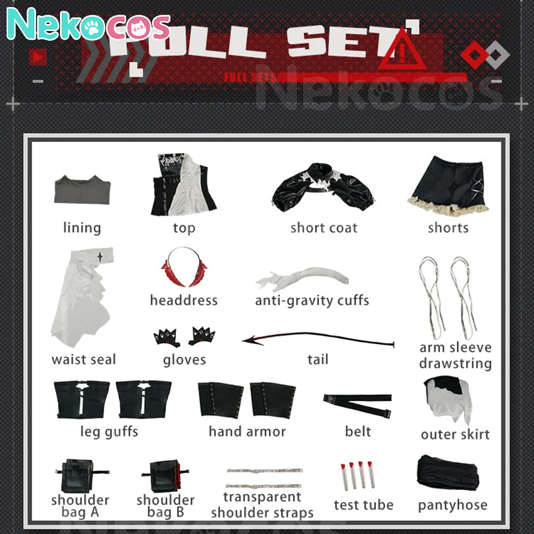 【Nekocos】Game Arknights Cosplay Wiš'adel Cosplay Costume Premium Edition | Custom-Tailor