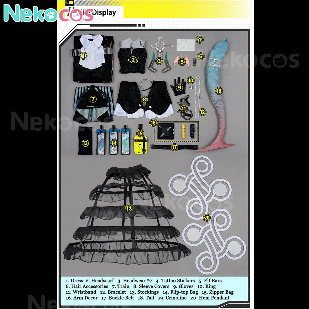 【Nekocos】Game Arknights: Endfield Cosplay Xaihi Cosplay Costume Premium Edition | Custom-Tailor