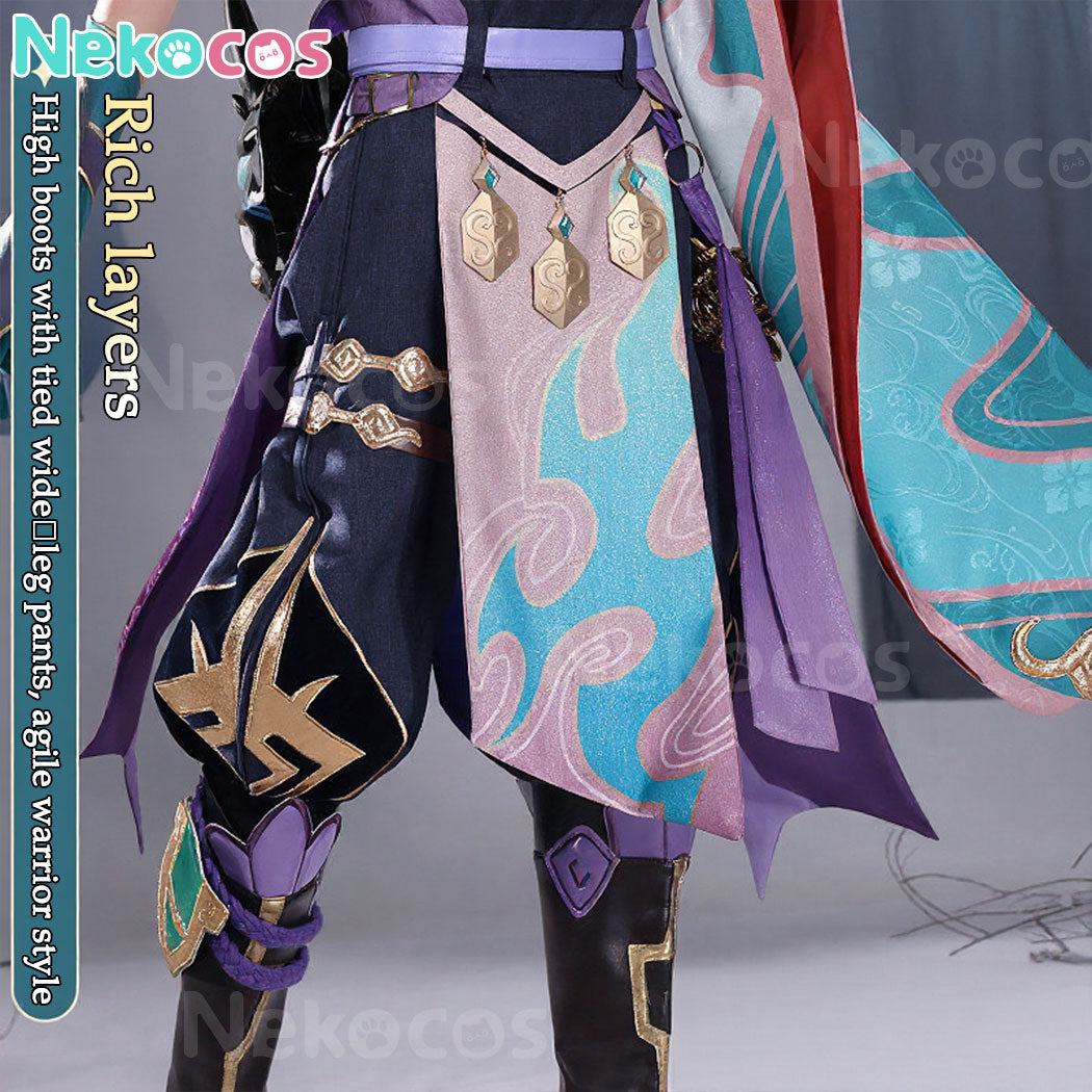 【Nekocos】Game Genshin Impact Cosplay Xiao Cosplay Costume Premium Edition | In Stock
