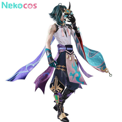 【Nekocos】Game Genshin Impact Cosplay Xiao Cosplay Costume Premium Edition | In Stock