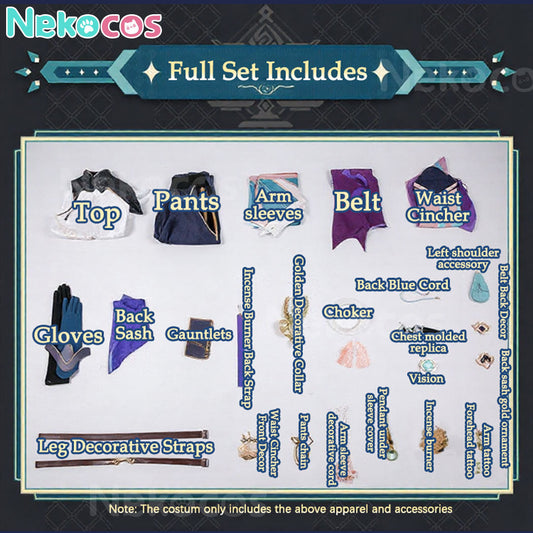【Nekocos】Game Genshin Impact Cosplay Xiao Cosplay Costume Premium Edition | In Stock