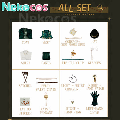 【Nekocos】Game Identity V Cosplay Knight - Art Dealer Cosplay Costume Premium Edition | Custom-Tailor