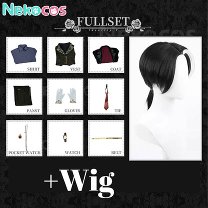 【Nekocos】Game Identity V Cosplay Aesop Carl Trickster Cosplay Costume Premium Edition | Custom-Tailor