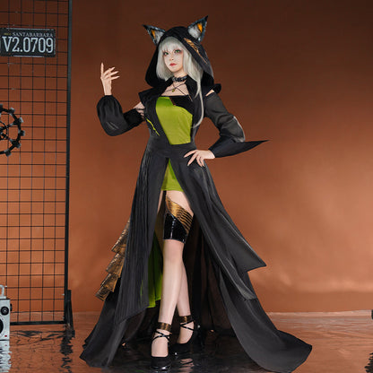 【Nekocos】Game Arknights Cosplay Kal'tsit Cosplay Costume Premium Edition | Custom-Tailor
