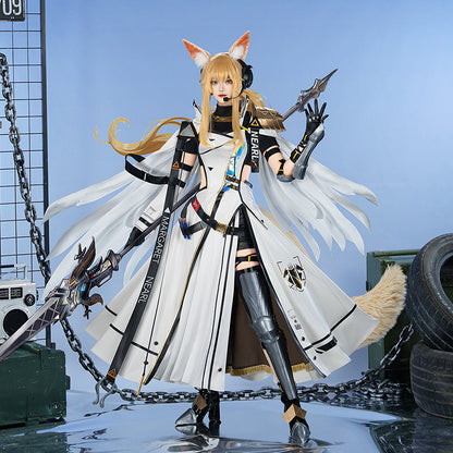 【Nekocos】Game Arknights Cosplay Nearl the Radiant Knight Cosplay Costume Premium Edition | In Stock