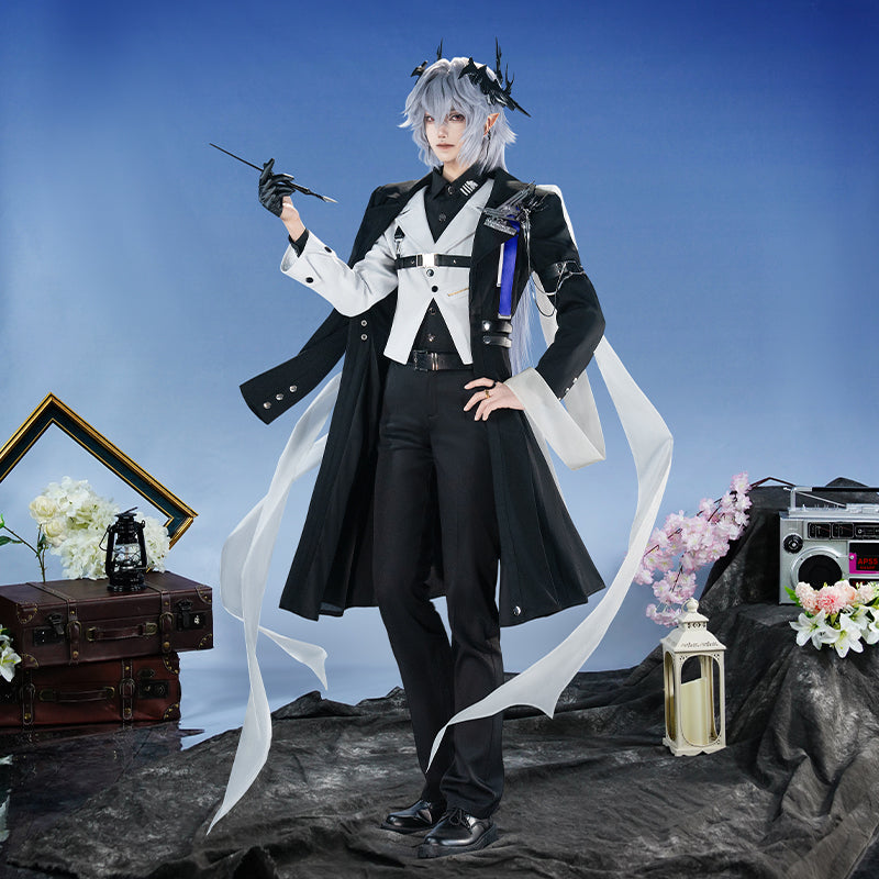 【Nekocos】Game Arknights Cosplay Ambience Synesthesia Logos Cosplay Costume Premium Edition | Custom-Tailor