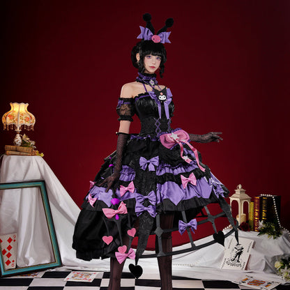 【Nekocos】Game Identity Ⅴ Cosplay Merry Kuromi Bloody Queen Mary Cosplay Costume Premium Edition | Custom-Tailor