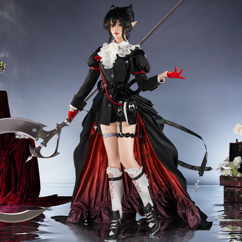【Nekocos】Game Arknights Cosplay Entelechia Cosplay Costume Premium Edition | Custom-Tailor