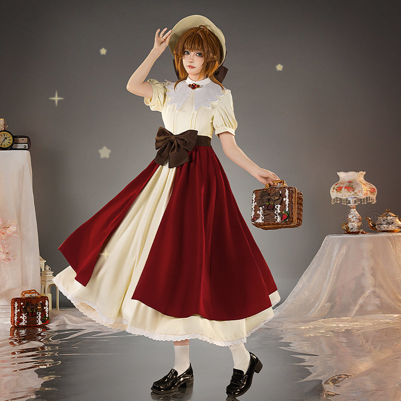 【Nekocos】Anime Cardcaptor Sakura Cosplay Kinomoto Sakura Cosplay Costume | Custom-TailorAnime,Cardcaptor Sakura,Costume