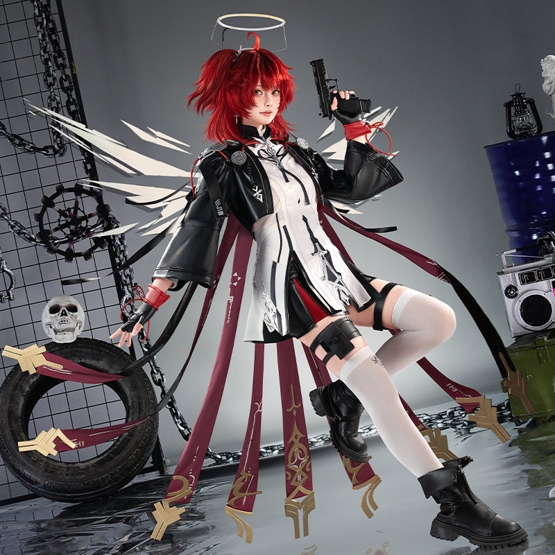【Nekocos】Game Arknights Cosplay Exusiai Cosplay Costume Premium Edition | Custom-Tailor