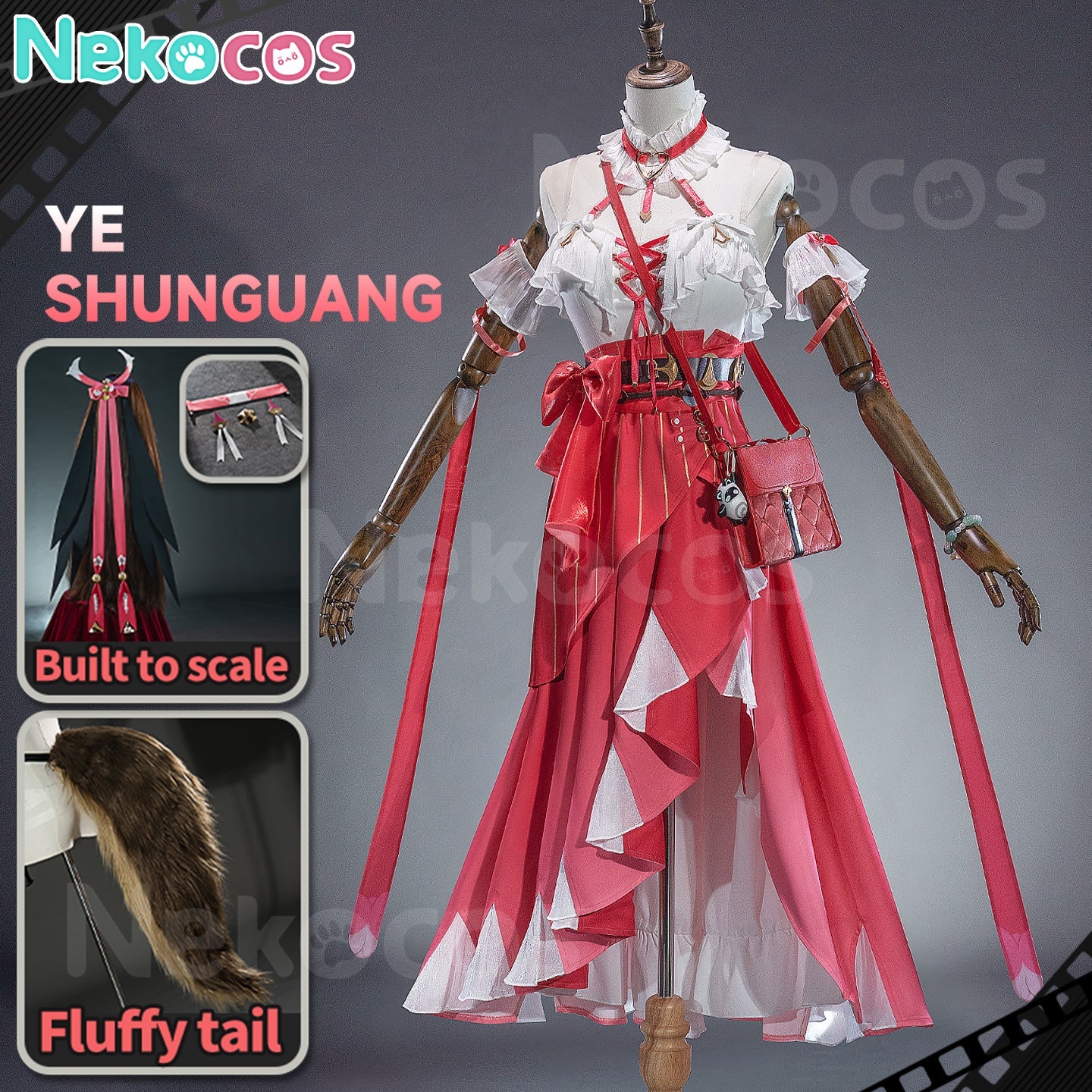【Nekocos】Game Zenless Zone Zero Cosplay Ye Shunguang Touch of Dawnlight Cosplay Costume Premium Edition | Custom-Tailor