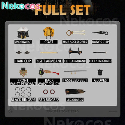 【Nekocos】Game Zenless Zone Zero Cosplay Yixuan Cosplay Costume Premium Edition | In Stock