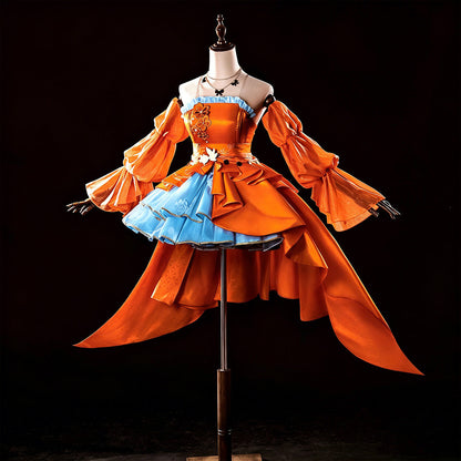 【Nekocos】Game Genshin Impact Cosplay Yoimiya Splendid Festivity Cosplay Costume | Custom-Tailor