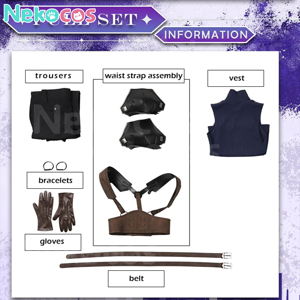 【Nekocos】Game Cosplay Zack·Fair Cosplay Costume | Custom-Tailor