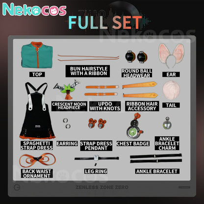 【Nekocos】Game Zenless Zone Zero Cosplay Zhao Cosplay Costume Premium Edition | In Stock
