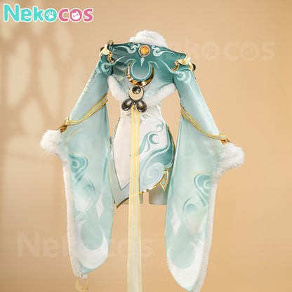 【Nekocos】Game Genshin Impact Cosplay Printed Version Zibai Cosplay Costume | Custom-Tailor