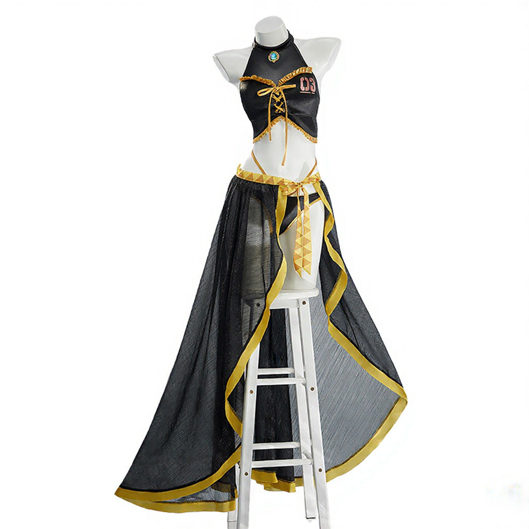 【Nekocos】Vocaloid Cosplay Luka Megurine Swimsuit Cosplay Costume | Custom-Tailor