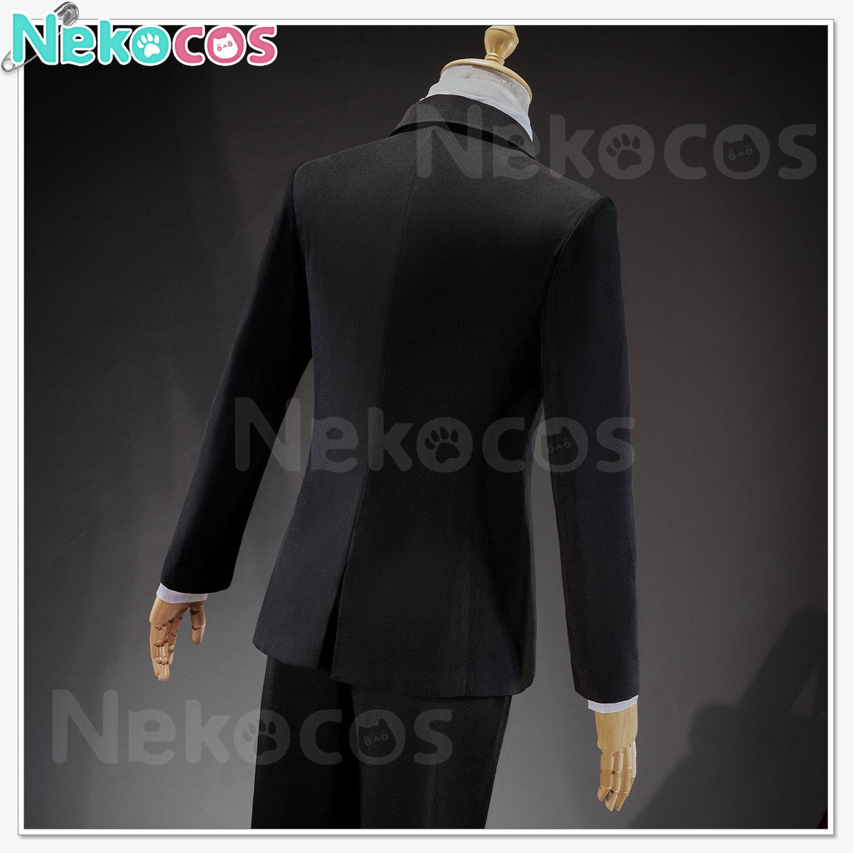 【Nekocos】Anime Cosplay Dazai Osamu Cosplay Black Male Costume | In StockAnime,Bungo Stray Dogs,Costume