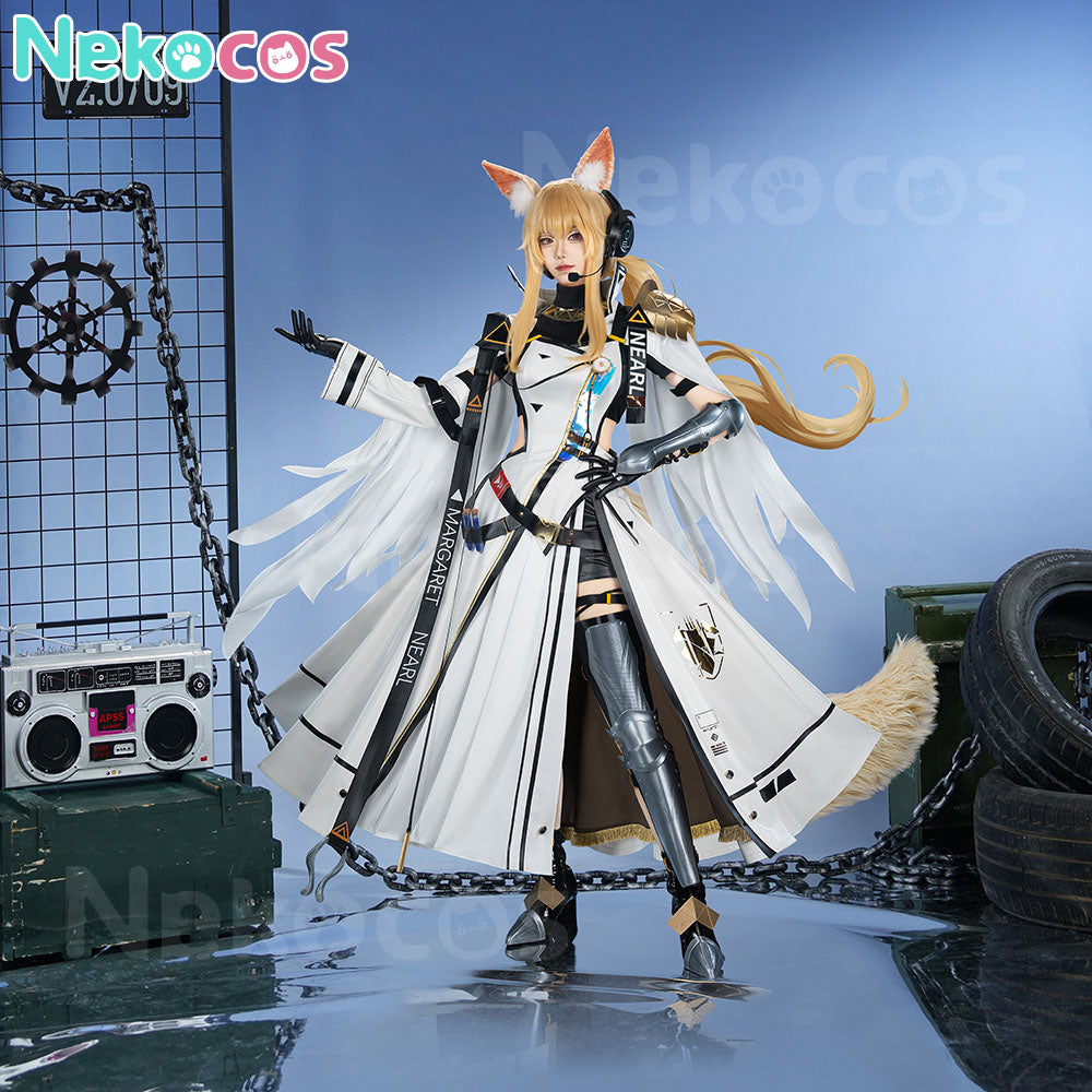 【Nekocos】Game Arknights Cosplay Nearl the Radiant Knight Cosplay Costume Premium Edition | In Stock