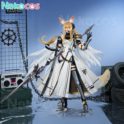 【Nekocos】Game Arknights Cosplay Nearl the Radiant Knight Cosplay Costume Premium Edition | In Stock
