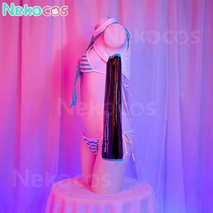 【Nekocos】Vocaloid Cosplay Miku Swimsuit Cosplay Costume | In Stock