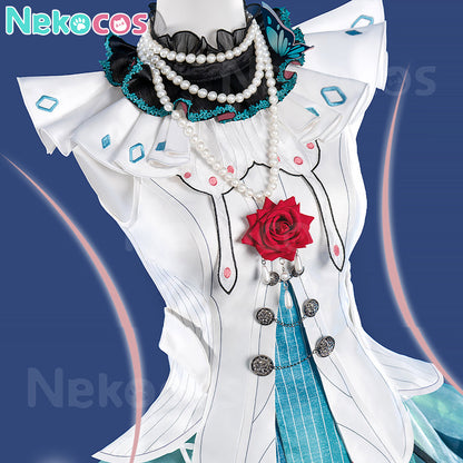 【Nekocos】Vocaloid Hatsune Miku Cosplay Phoenix Tail Butterfly Cosplay Costume Premium Edition | Custom-Tailor