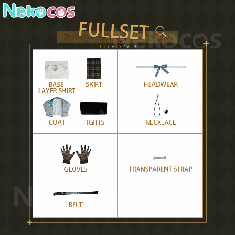 【Nekocos】Game Identity V Cosplay Journalist Reporter Cosplay Costume Premium Edition | In Stock