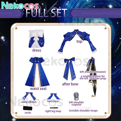 【Nekocos】Game Honkai: Star Rail x Fate Series Cosplay Saber Cosplay Costume | In Stock