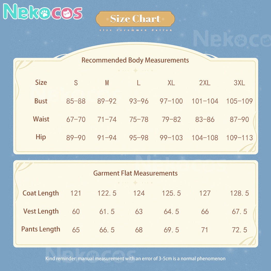 【Nekocos】Game Genshin Impact Cosplay Aether As Heaven and Earth Are Made Anew Cosplay Costume | In Stock