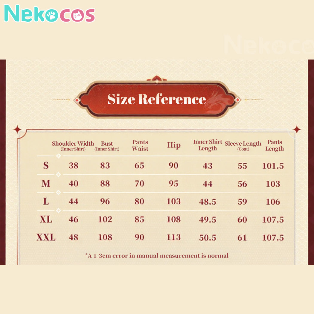 【Nekocos】Game Honkai: Star Rail Cosplay New Year style Caelus Cosplay Costume Premium Edition | Custom-Tailor