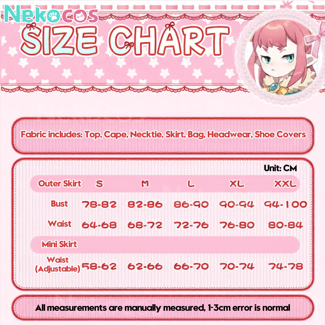 【Nekocos】Game Roco Kingdom Cosplay Princess Karissia Cosplay Costume Premium Edition | Custom-Tailor