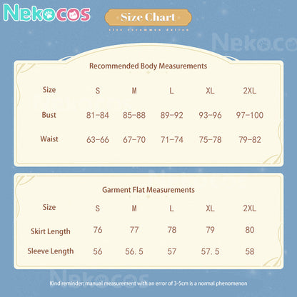 【Nekocos】Game Genshin Impact Cosplay Lumine As Heaven and Earth Are Made Anew Cosplay Costume | In Stock