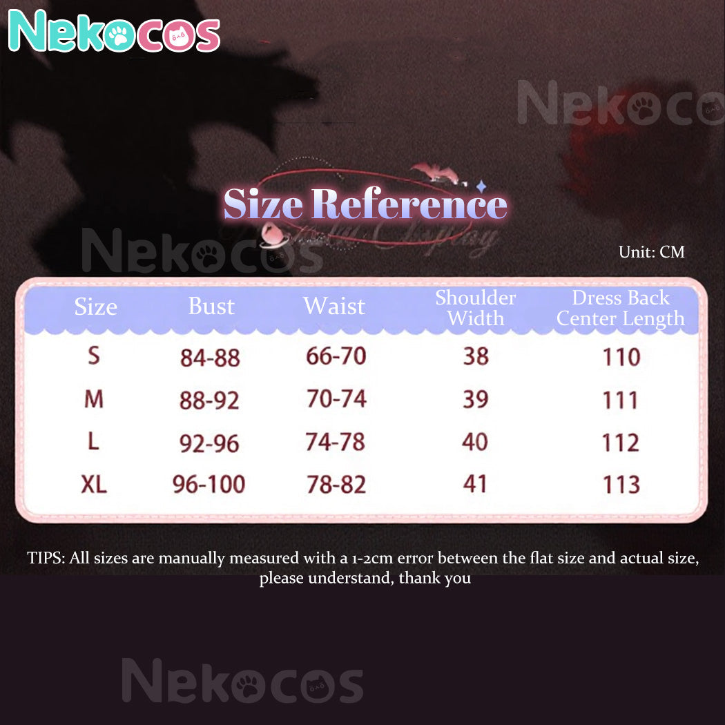 【Nekocos】Game Cosplay Remilia Scarlet Cosplay Costume Premium Edition | Custom-Tailor