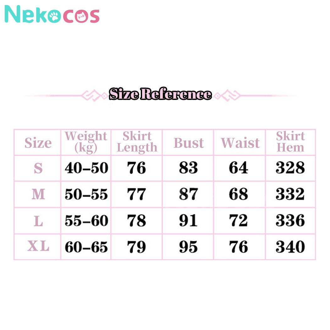 【Nekocos】Game Arknights Cosplay Rosmontis Airy Dream Cosplay Costume Premium Edition | Custom-Tailor