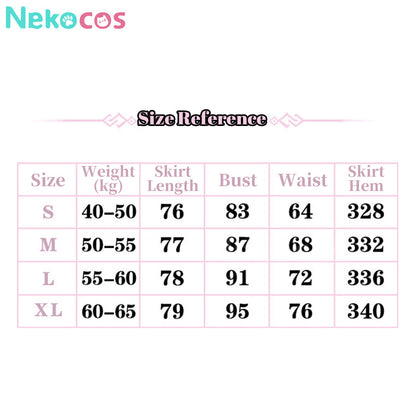 【Nekocos】Game Arknights Cosplay Rosmontis Airy Dream Cosplay Costume Premium Edition | Custom-Tailor