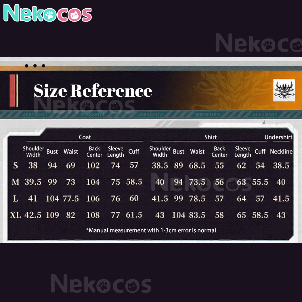 【Nekocos】Game Arknights Cosplay 26th New Year Jié Cosplay Costume Premium Edition | Custom-Tailor