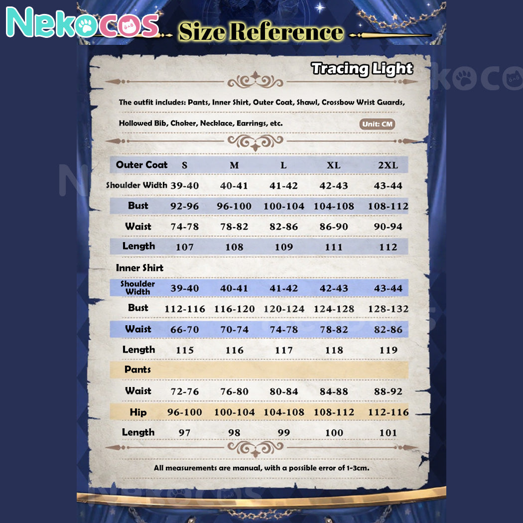 【Nekocos】Game Identity Ⅴ Cosplay Tracing Light&Everlasting Dream Cosplay Costume Premium Edition | In Stock