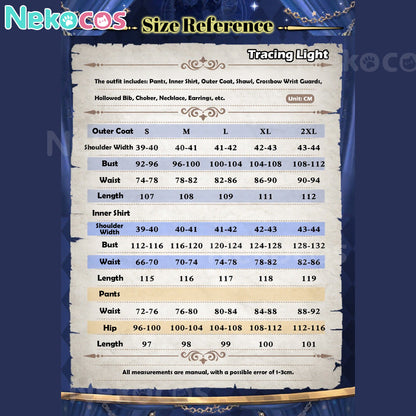 【Nekocos】Game Identity Ⅴ Cosplay Tracing Light&Everlasting Dream Cosplay Costume Premium Edition | In Stock