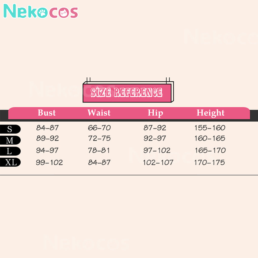【Nekocos】Sweet Conservative Girls One-Piece Spa Swimsuit with Chest Pads | Custom-Tailor