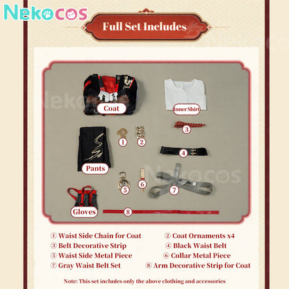 【Nekocos】Game Honkai: Star Rail Cosplay New Year style Caelus Cosplay Costume Premium Edition | Custom-Tailor