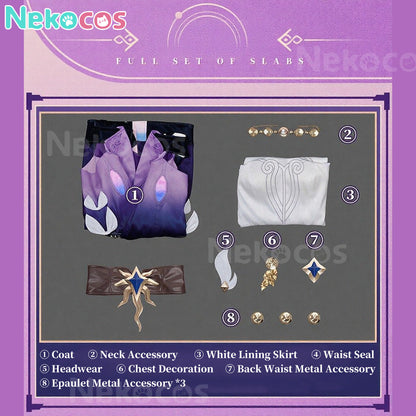 【Nekocos】Game Honkai: Star Rail Cosplay Cyrene Cosplay Costume Premium Edition | In Stock